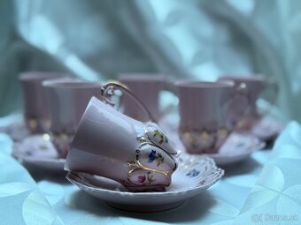 Ružový porcelán 6&6 šálky - 2