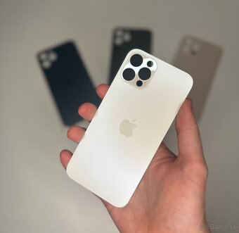 Zadné sklá iPhone 12 Pro / 12 Pro Max – všetky farby skladom - 2