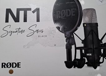 Kondenzátorový mikrofón Rode NT1 signature series, black, - 2