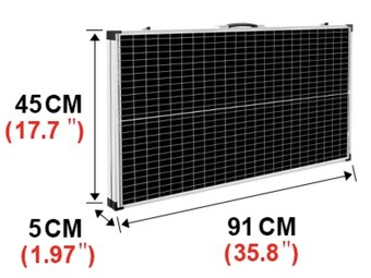 Fotovoltaický panel - Prenosný solárny panel v kufríku - 2