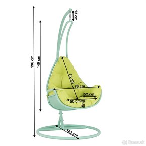 Závesné hojdacie kreslo - 2