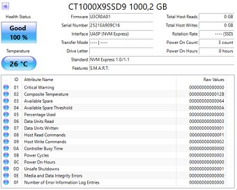 Externý SSD SanDisk Portable / Crucial / Kingston 1TB - 2