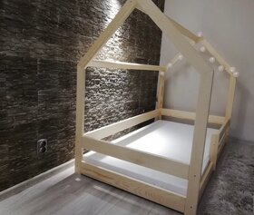 Prízemná detská posteľ Domček 160x80 - 2