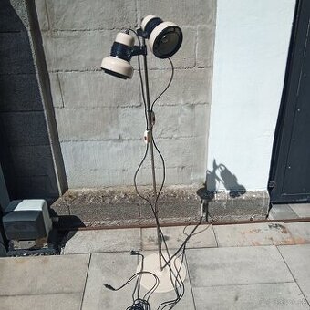 retro stojata dvoj lampa vintage Elektrofem - 2
