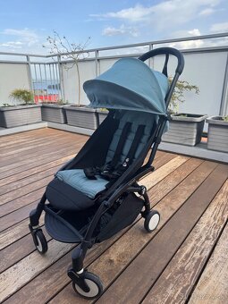 BABYZEN YOYO² 6+ čierný rám, Aqua 2022 - 2