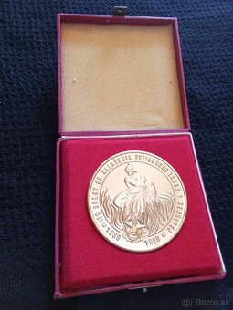 100 rokov poziarneho zboru NEMSOVA 1880-1980,plaketa - 2