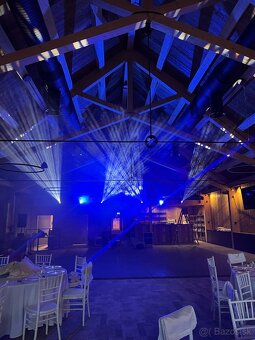 Set 2x 200W Beam hlavy + usb pc dmx prevodnik + káble - 2