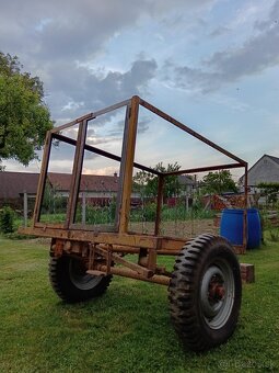 Predám vlečku za traktor - vhodná na prerábku - 2