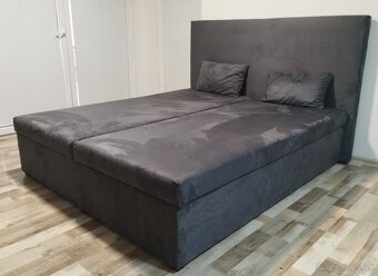 polohovatelna manzelska postel blanar, 180x200x48 cm - 2