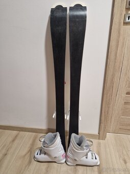 Lyže Rossignol Fun Girl 110cm+lyžiarky - 2