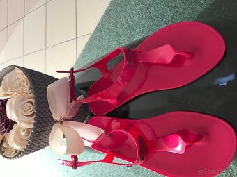 MICHAEL KORS originál fuksia damske sandálky 38 - 2
