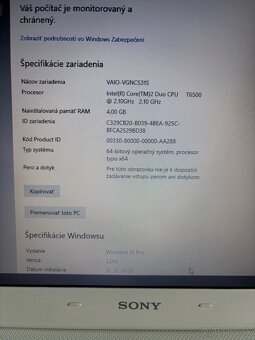 Notebook Sony Vaio - 2