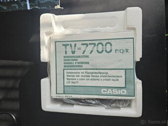 Predám funkčný mini TV casio - 2