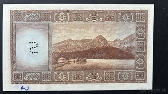 Bankovky 2.ČSR 500 Kčs 1946 séria CHa - 2