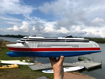RC model lode 66cm / 15cm / 15cm - 3D tlaceny - 2