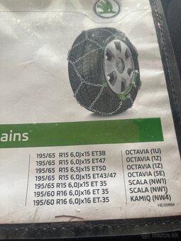 Snehové reťaze značky škoda - 2
