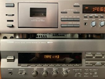 Yamaha 3hlavý tape deck + receiver - 2