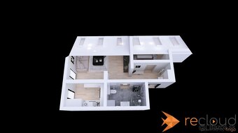 NA PREDAJ 2-IZBOVÝ PODKROVNÝ HOLOBYT V BYTOVOM DOME MEDVEDIC - 2