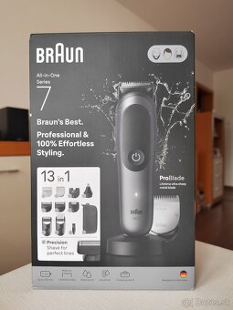 Zastrihávač multifunkčný - Braun Series 7 AIO7560 - NOVÝ - 2
