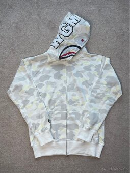 Bape City Camo Shark Zip Hoodie - White - 2