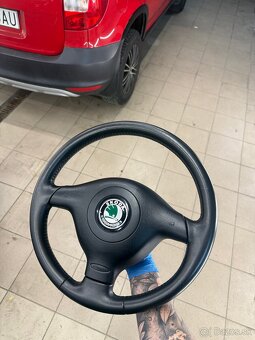 Trojrameny koženy volant fabia 1 vrs - 2