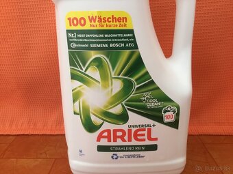 Prací gél Ariel pre biele prádlo, 5L, 100 praní, 2 kusy - 2