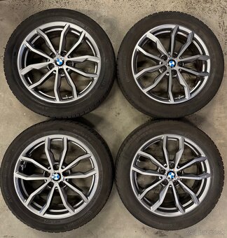 hliníkové disky BMW r18, Zimné continetal 205/55 R18 - 2