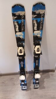 Lyže detské 100cm +lyžiarky - 2