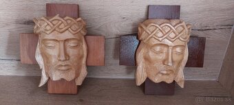 Drevena Hlava Jezisa Krista na krizi - 2