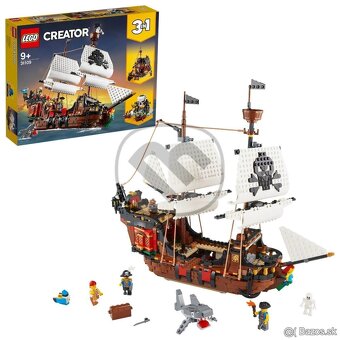 LEGO Creator 31109 Pirátska loď 3v1 - - 2