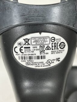 Snímač čiarových kódov ZEBRA LS1203 so stojančekom - 2