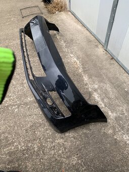 Predni naraznik vw golf 7 vii plny holy cerny - 2