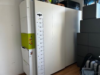 PAX / HASVIK Skriňa, biela, 200x66x201 cm aj s úložným pries - 2