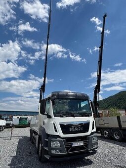 MAN TGS valník -hydraulická ruka HIAB 188-6, EURO 6,TOP STAV - 2