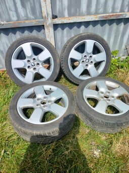 4ks alu disky orig. Škoda 5x112 R17 pneu 5mm - 2