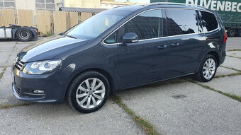 VW Sharan 2.0TDI, 130kW, DSG, 7miestny, Alcantara, Panoráma - 2
