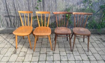 Stolicky retro vintage TON - 2
