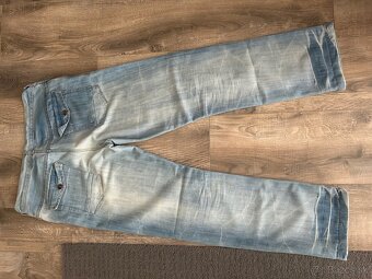 Štýlové nadrozmerné rifle pánske v. 38/34 + veľké  tepláky - 2