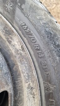 Predam zimne pneu 165/70 r14 - 2