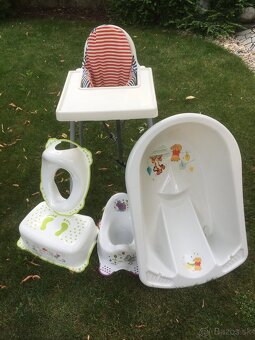 Detská postieľka+vanička+sedačka - 2