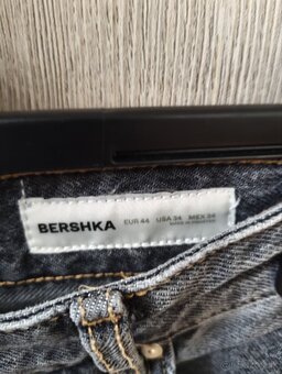 Šedé rifle Bershka - 2
