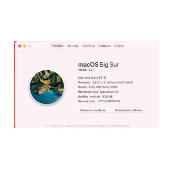 Predám Mac Mini (Late 2014) - 2