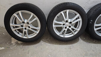 Predám letné kolesá Dunlop + disky ANZIO – 205/55 R16 - 2