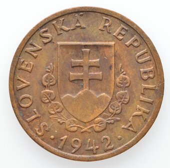 20 halier 1942 CuZn - Slovenský štát - 2