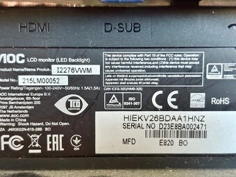 🖥️ AOC 215LM00052 (I2276VWM) – 21,5” IPS Full HD monitor - 2