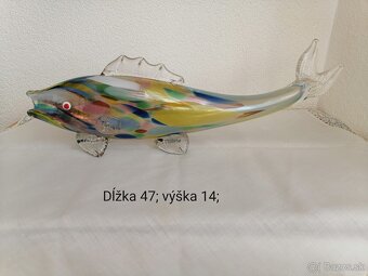 Ryby - fúkané hutné sklo - 2