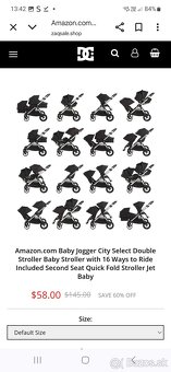 Baby Jogger city select twin - 2