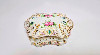 porcelánová dóza stará Viedeň - 2