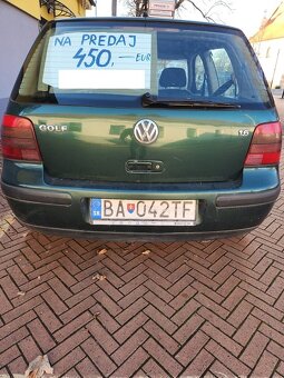 GOLF 1,6 benzin s prepisom - 2