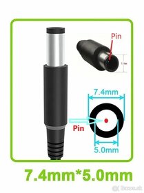 HP - adaptér 65W - nabíjačka konektor priemer 7,4mm (hrubá) - 2